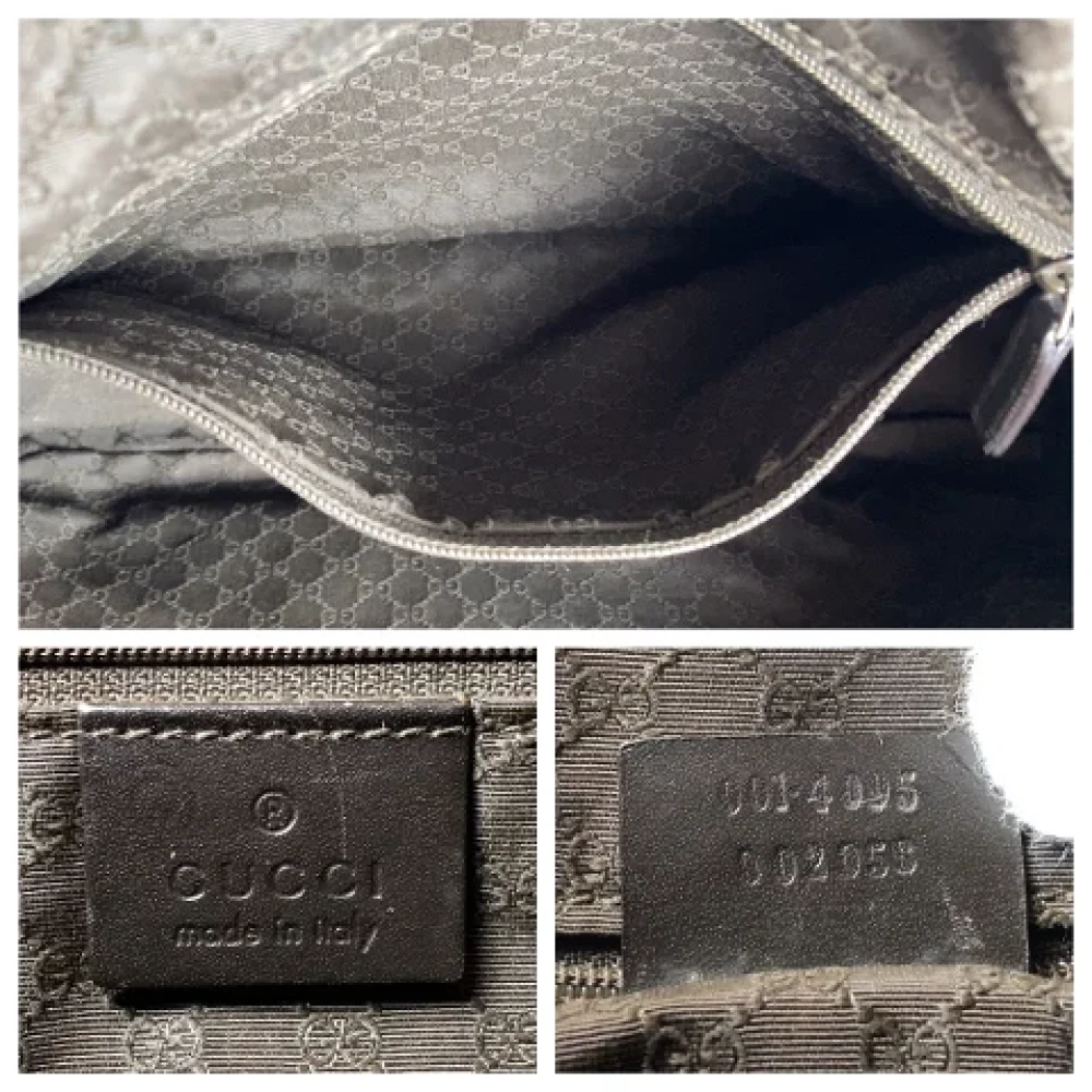 Gucci Vintage Pre-owned Canvas handbags Beige Dames