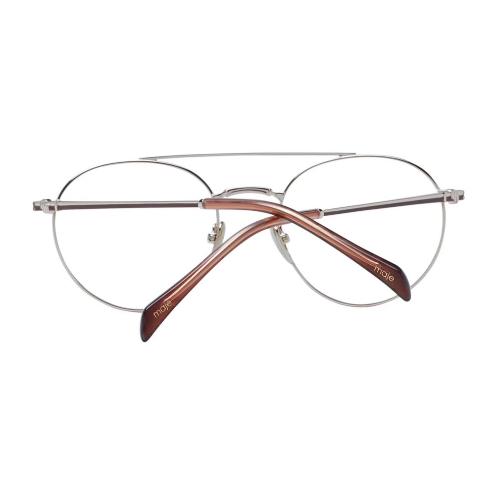 Maje Gouden Aviator Stijl Optische Bril Yellow Dames