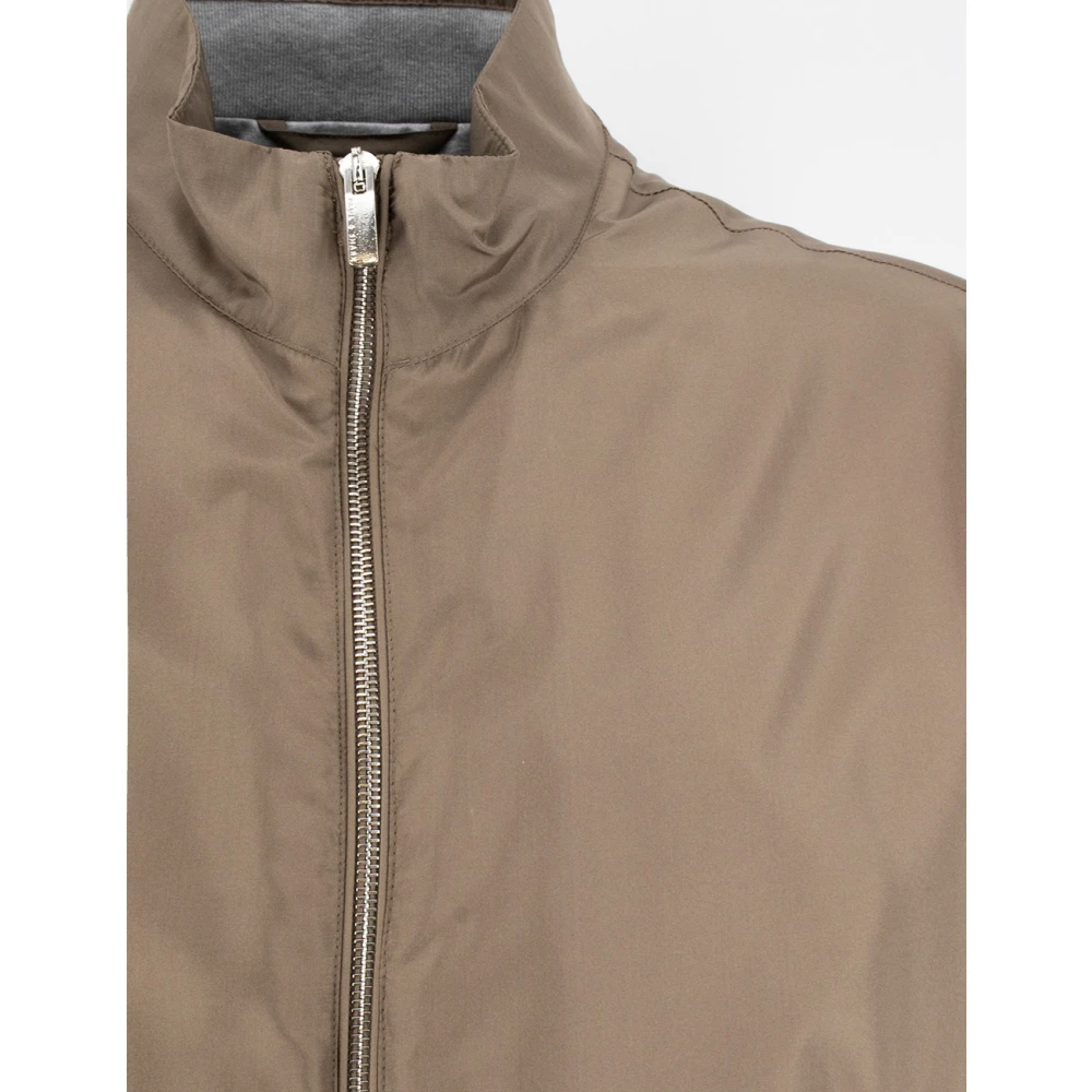 PAUL & SHARK Zijden Bomberjack Beige Heren