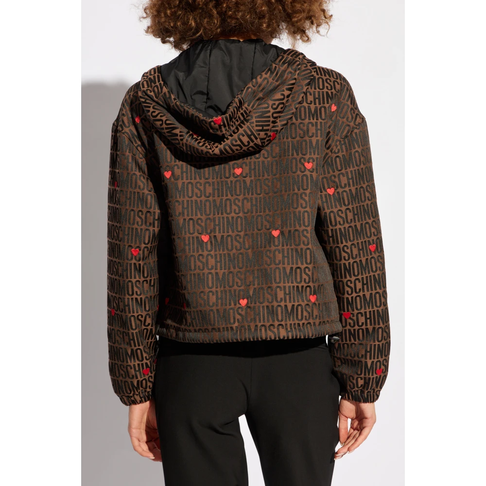 Moschino Capuchonjas Brown Dames