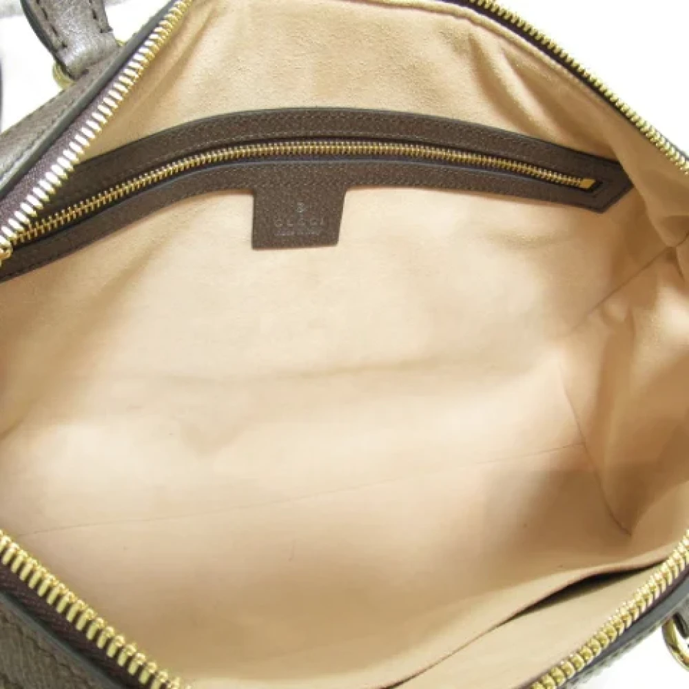 Gucci Vintage Pre-owned Fabric gucci-bags Beige Dames