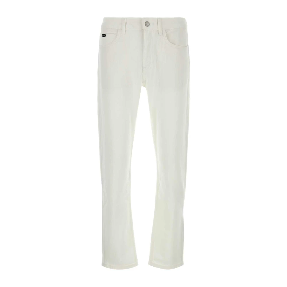 Boss Stijlvolle witte denim jeans White Heren