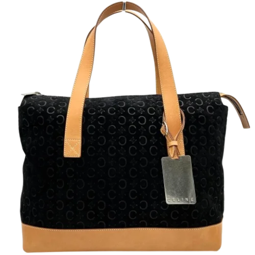 Celine Vintage Pre-owned Leather totes Black Dames
