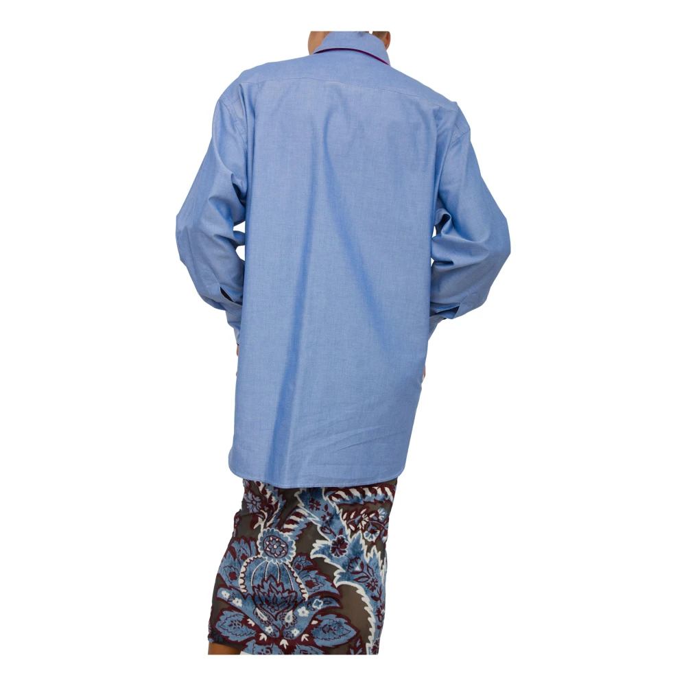ETRO Blauwe Damesblouse Elegante Stijl Blue Dames