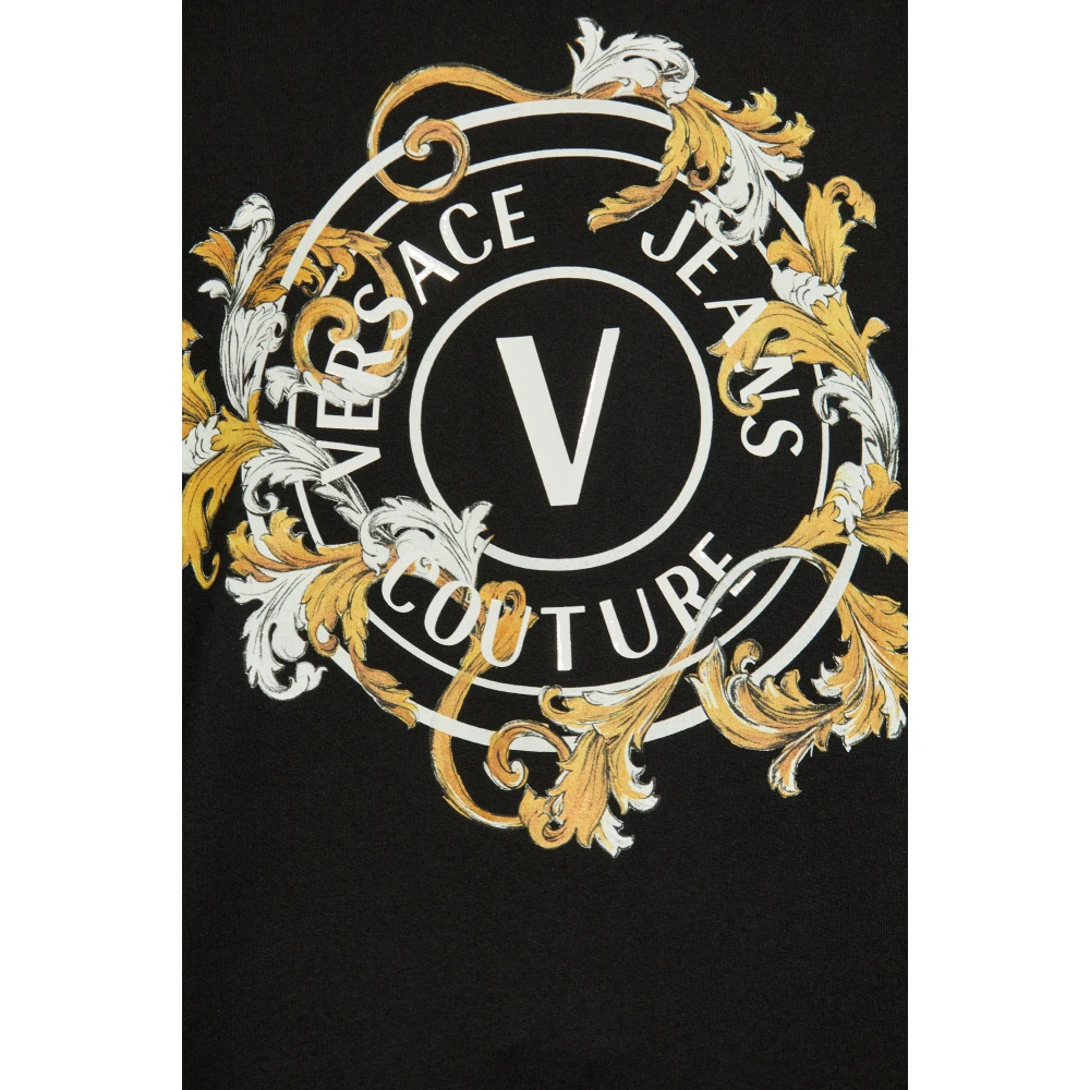 Versace Jeans Couture T-shirt met print Black Heren