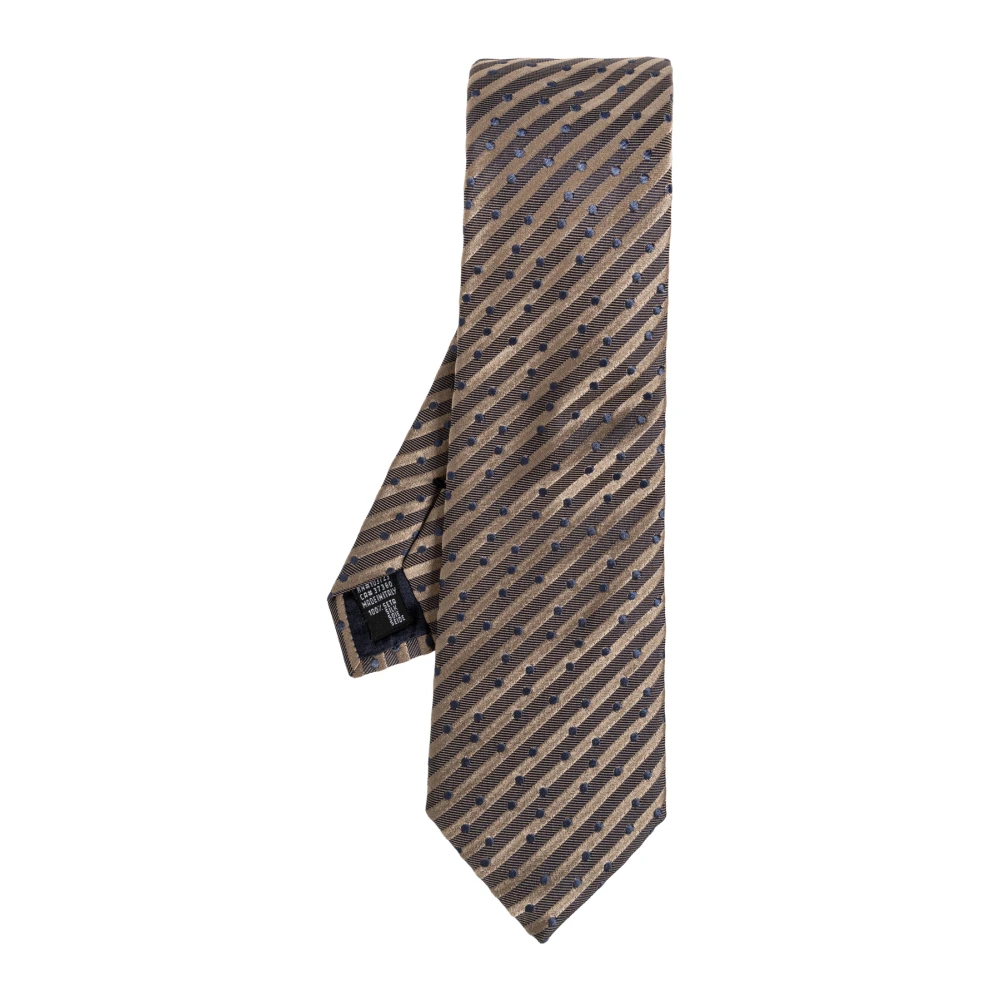 Giorgio Armani Uomo Marrone - Cravatta Di Seta - Accessories - One Size