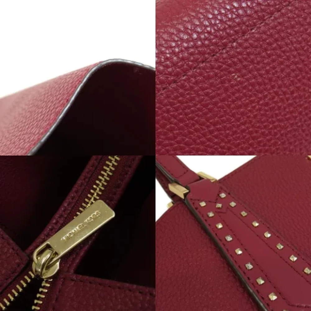 Michael Kors Pre-owned Leather handbags Red Dames