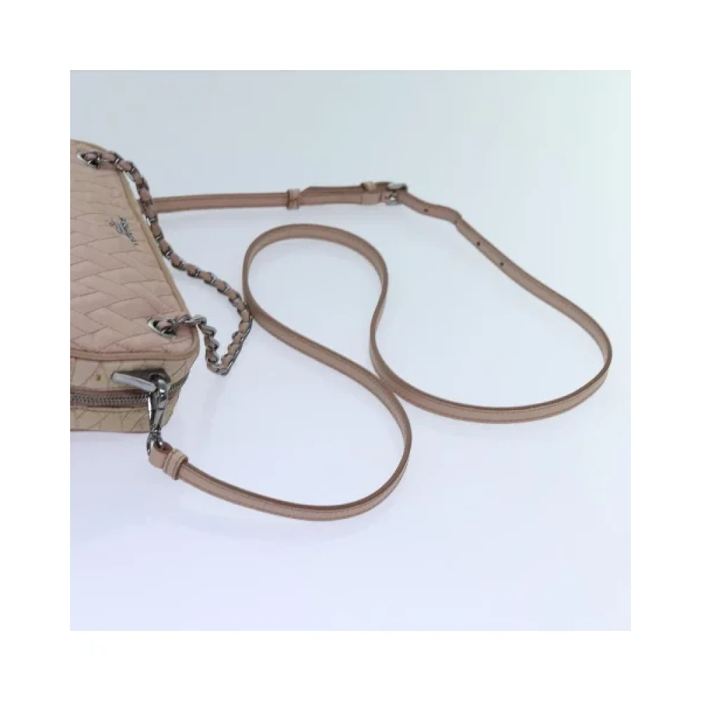 Prada Vintage Pre-owned Nylon handbags Pink Dames