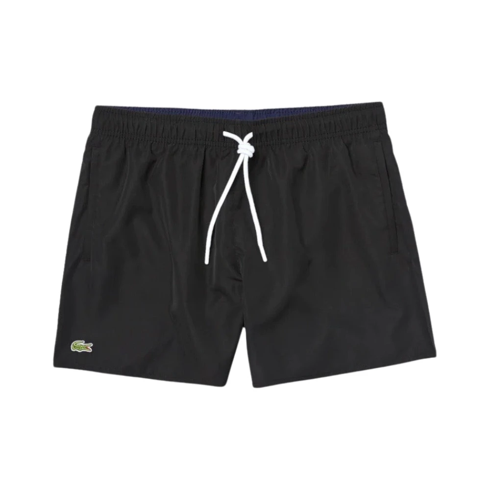Lacoste Men's Black Swim Shorts - Stylish And Comfortable - Beachwear - S - Swimwear