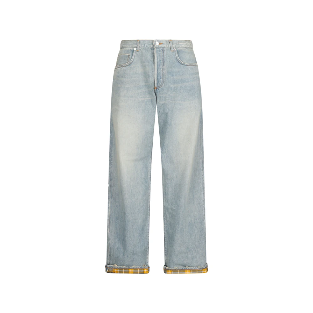 Dior Blå Denim Jeans För Män