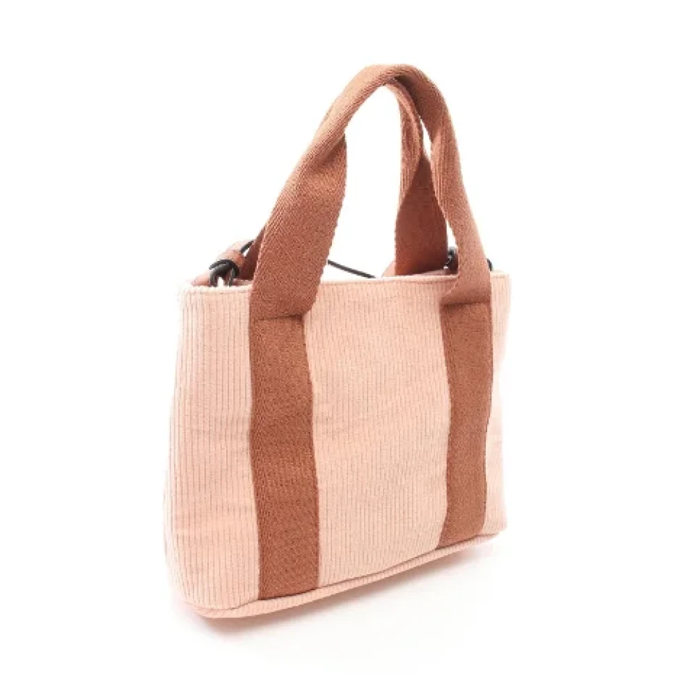 Chloé Pre-owned Cotton handbags Pink Dames