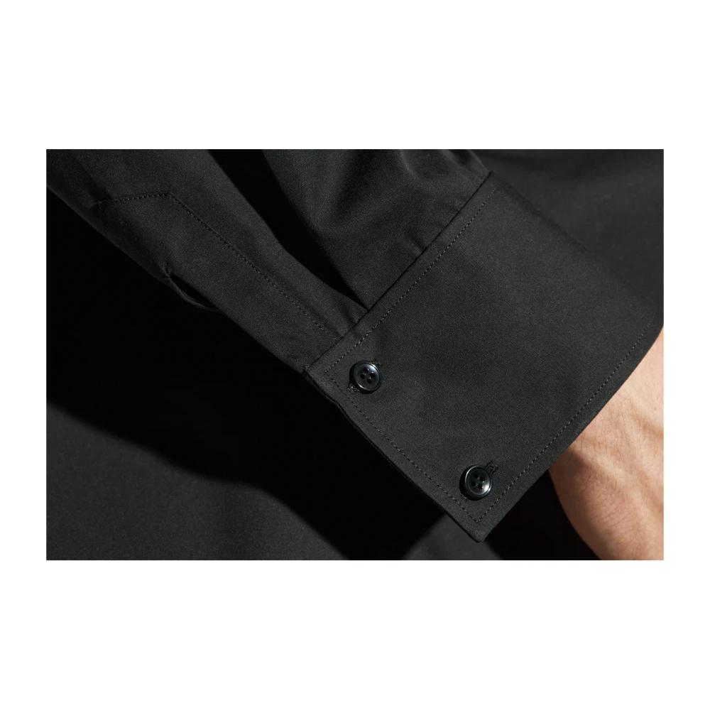 Saint Laurent Katoenen Overhemd Black Heren