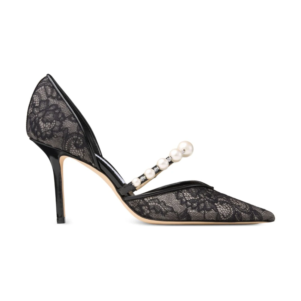 Jimmy Choo Women's Black With Heel - Pumps - 6 Uk - Shoes