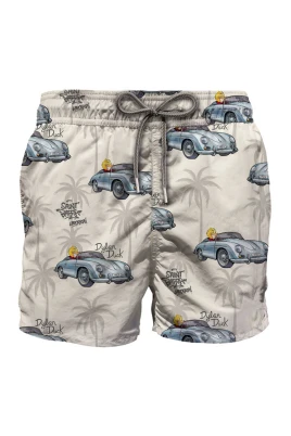 Jean Mid-Length Boxer Swim Short