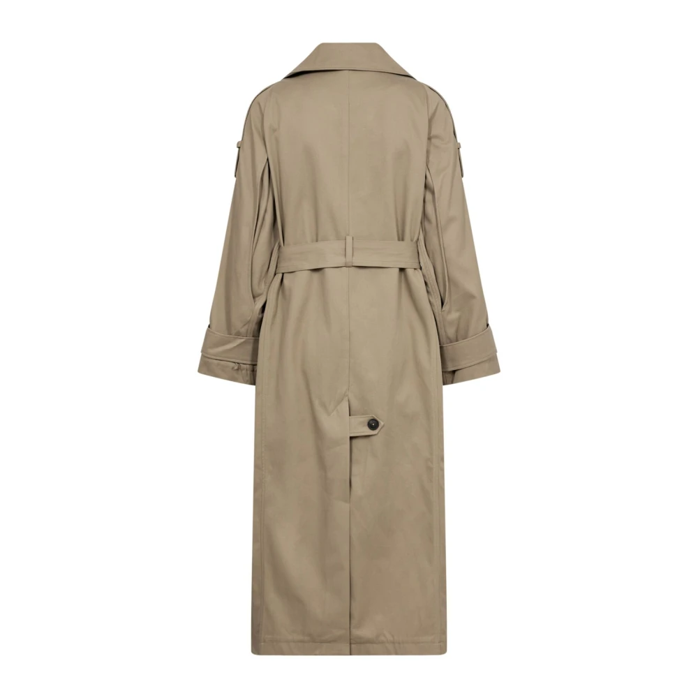 Levete Room Katinka 2 Katoenen Jas Beige Dames