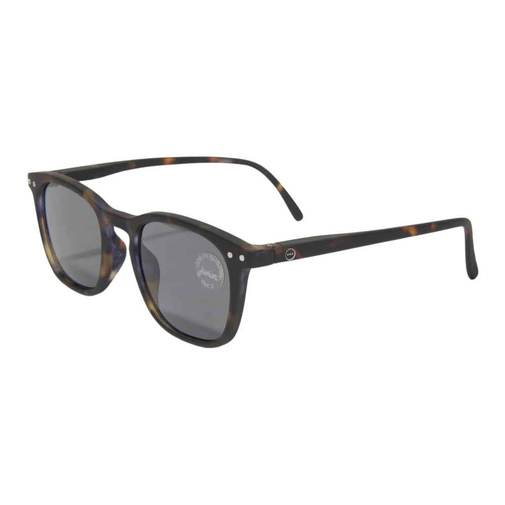Izipizi Unisex Kids Brown Kids Iconic Trapeze Sunglasses In