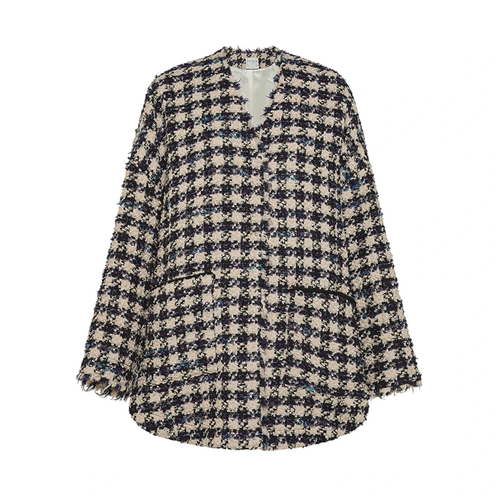 Forte MultiColour Tweed Blouson Jas Multicolor Dames