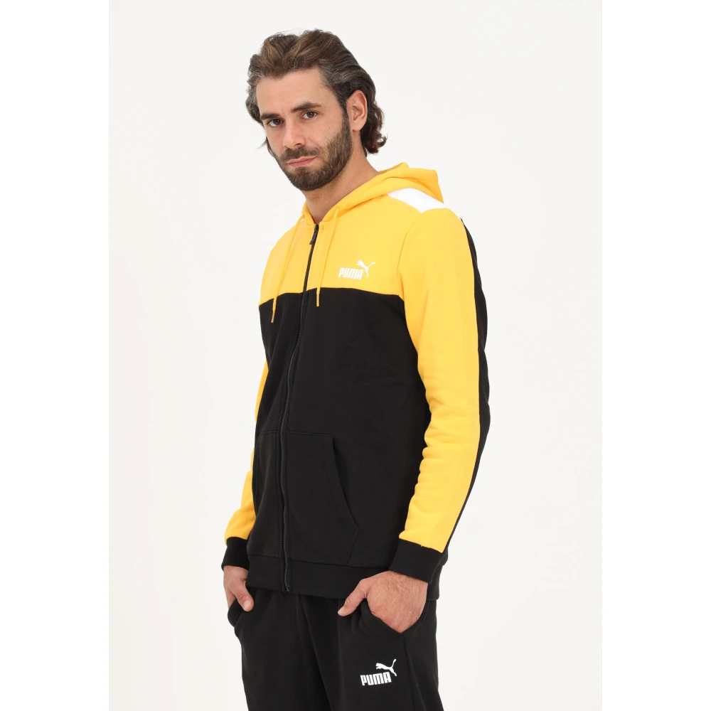 Puma Casual Zwart Colorblock Trainingspak Black Heren