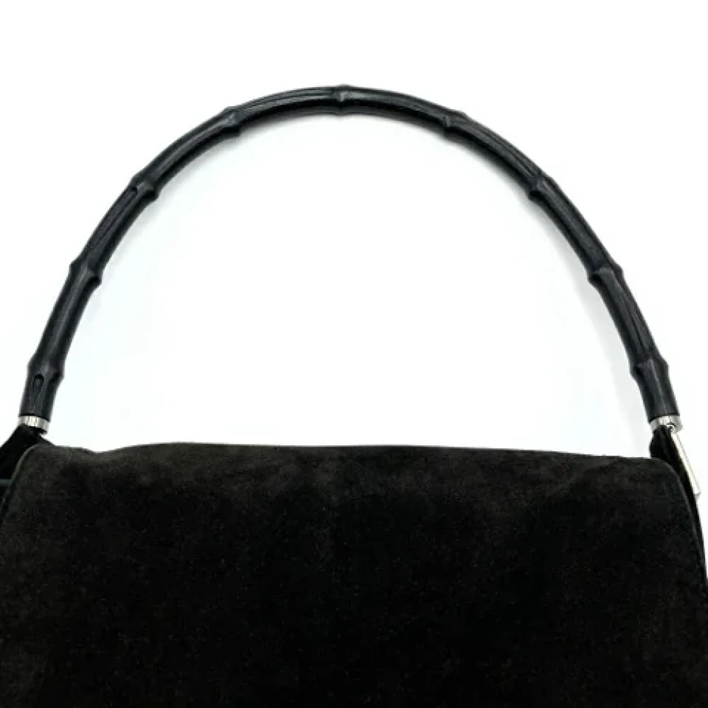 Gucci Vintage Pre-owned Suede gucci-bags Black Dames