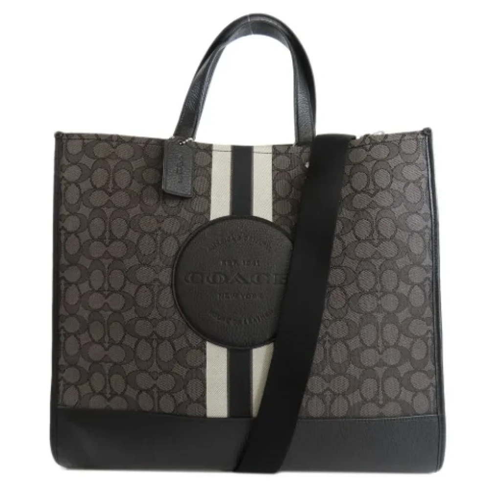 Coach Pre-owned Canvas shoulder-bags Black Dames