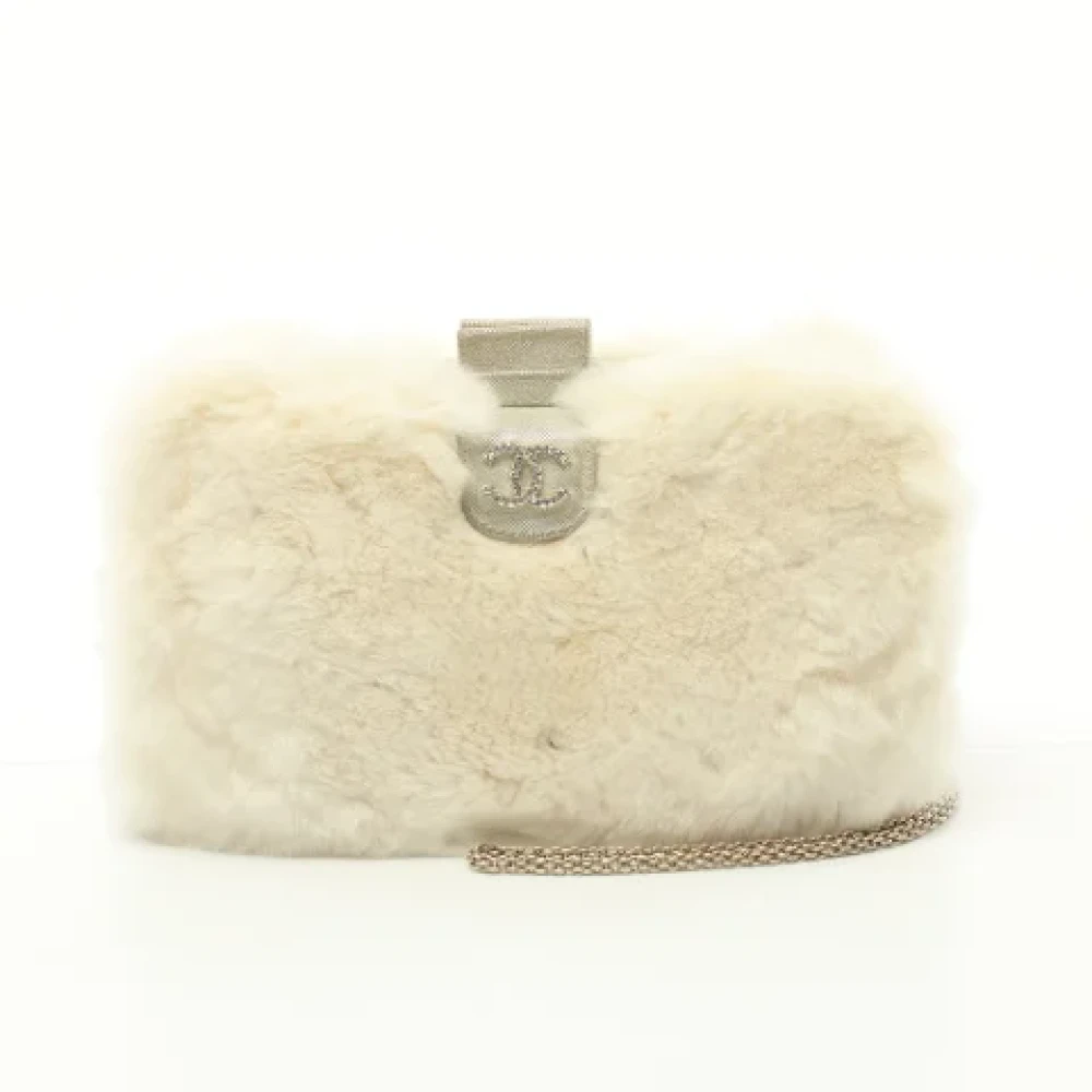Chanel Vintage Pre-owned Fur chanel-bags White Dames