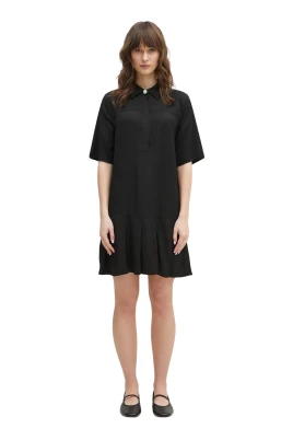 Viskos Twill Mini Klänning