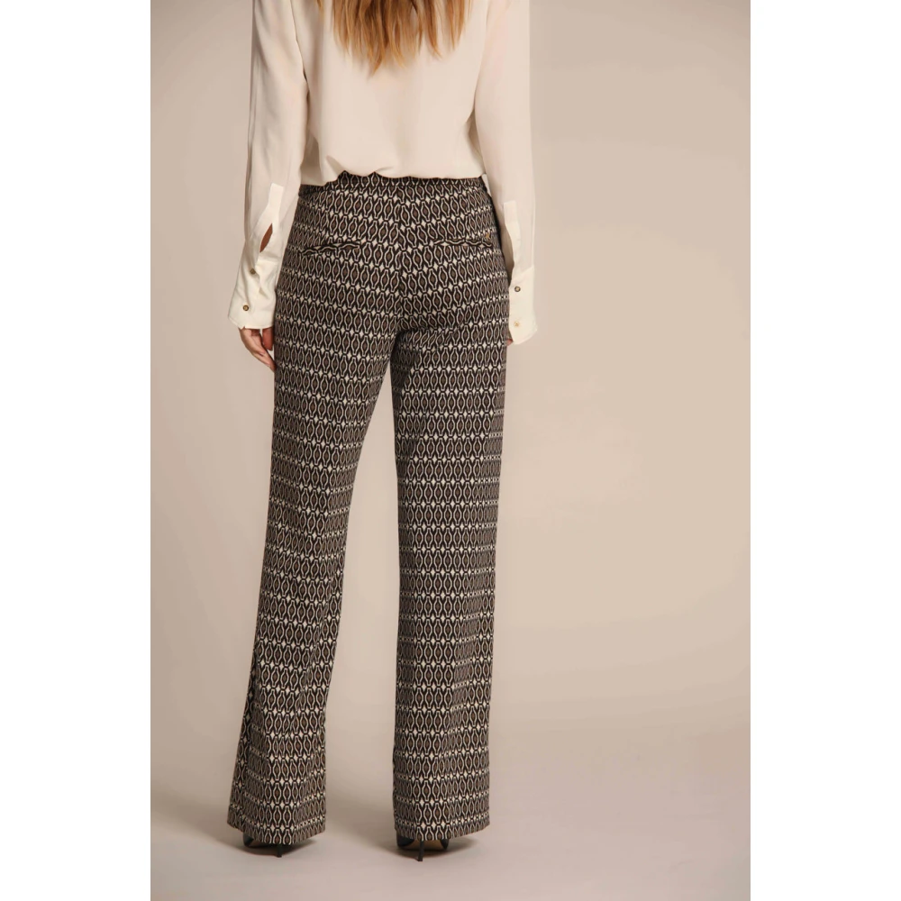 Mason's Geometrisch Patroon Winter Chino Broek Multicolor Dames