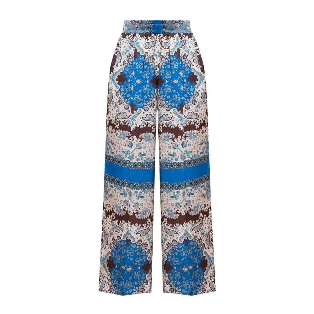 Twinset Gedrukte Pasley Broek Multicolor Dames