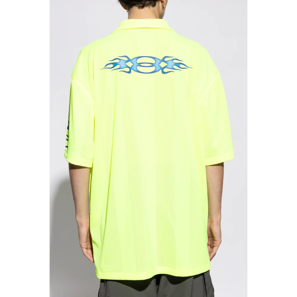 Balenciaga Kortemouwenshirt Yellow Heren