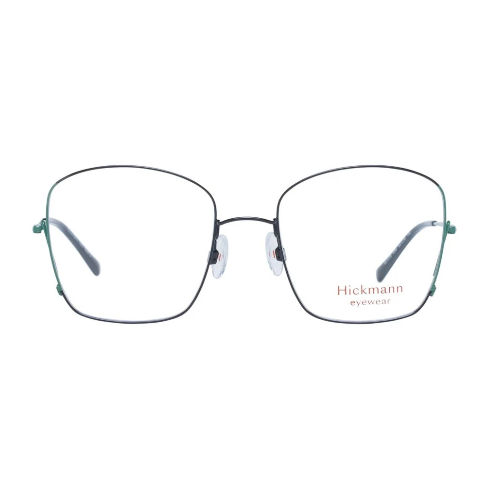 Ana Hickmann Zwarte Metalen Vierkante Optische Frames Vrouwen Black Dames
