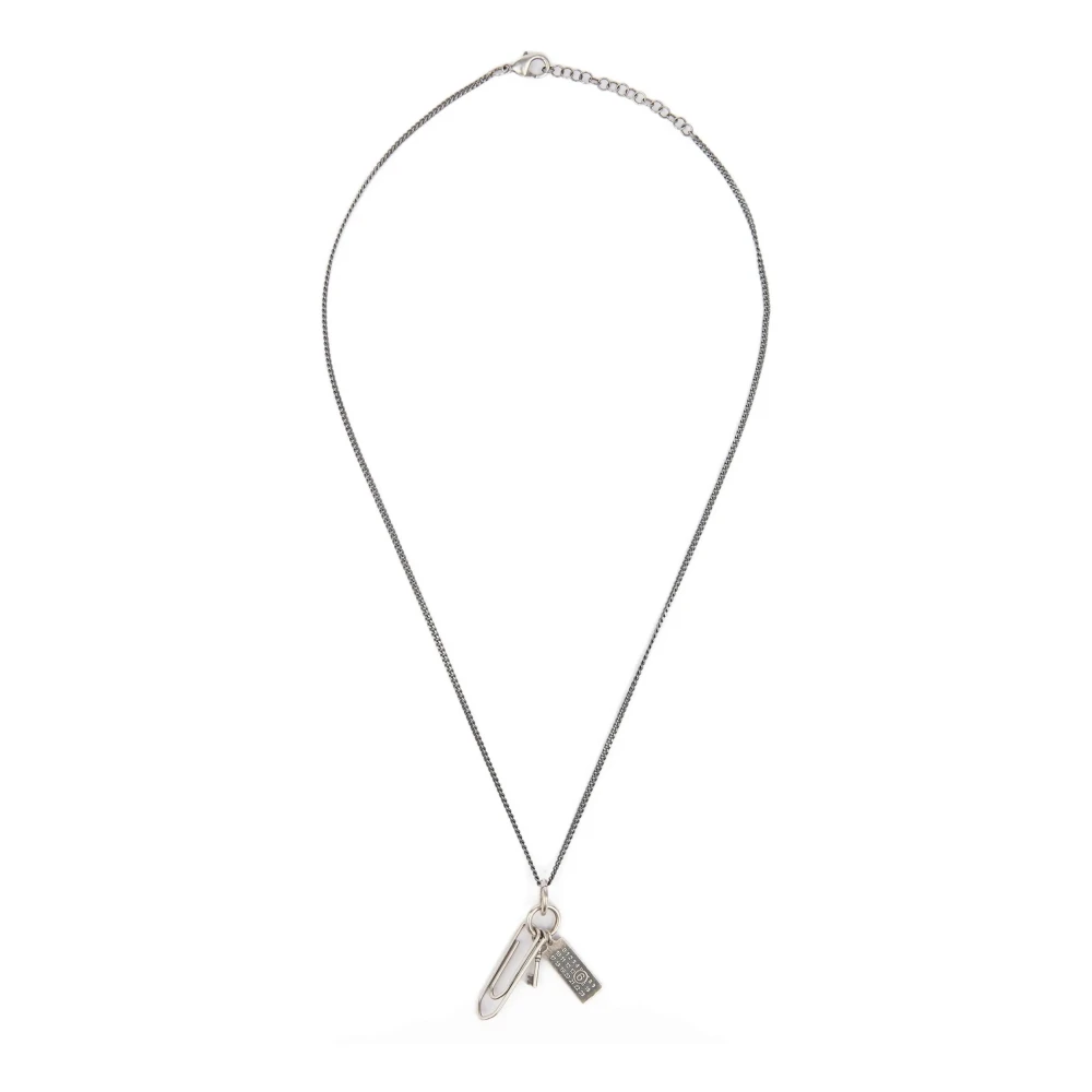 Mm6 Maison Margiela Women's Gray Graffetta Necklace