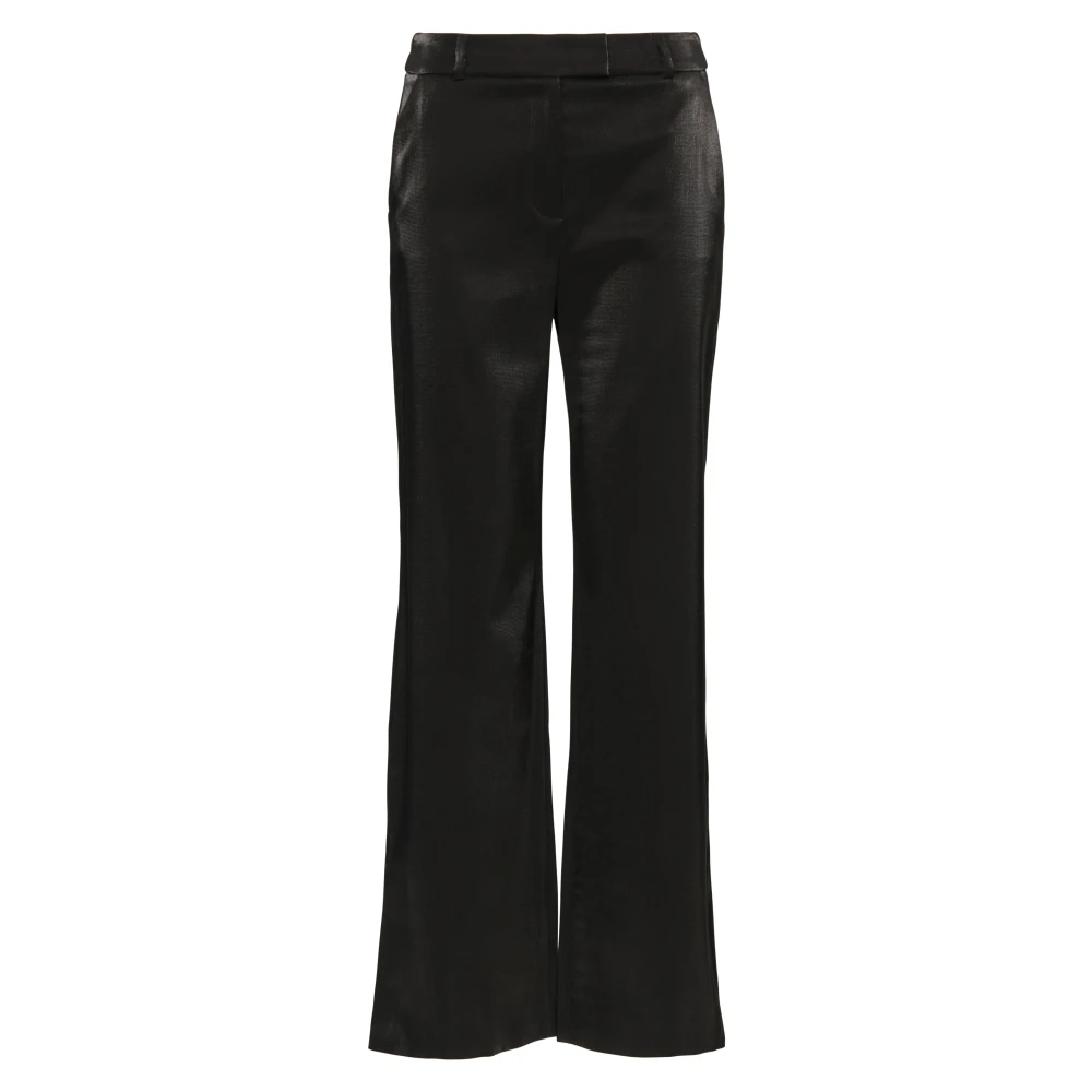 comma Glanzende Marlene Stijl Slang Black Dames