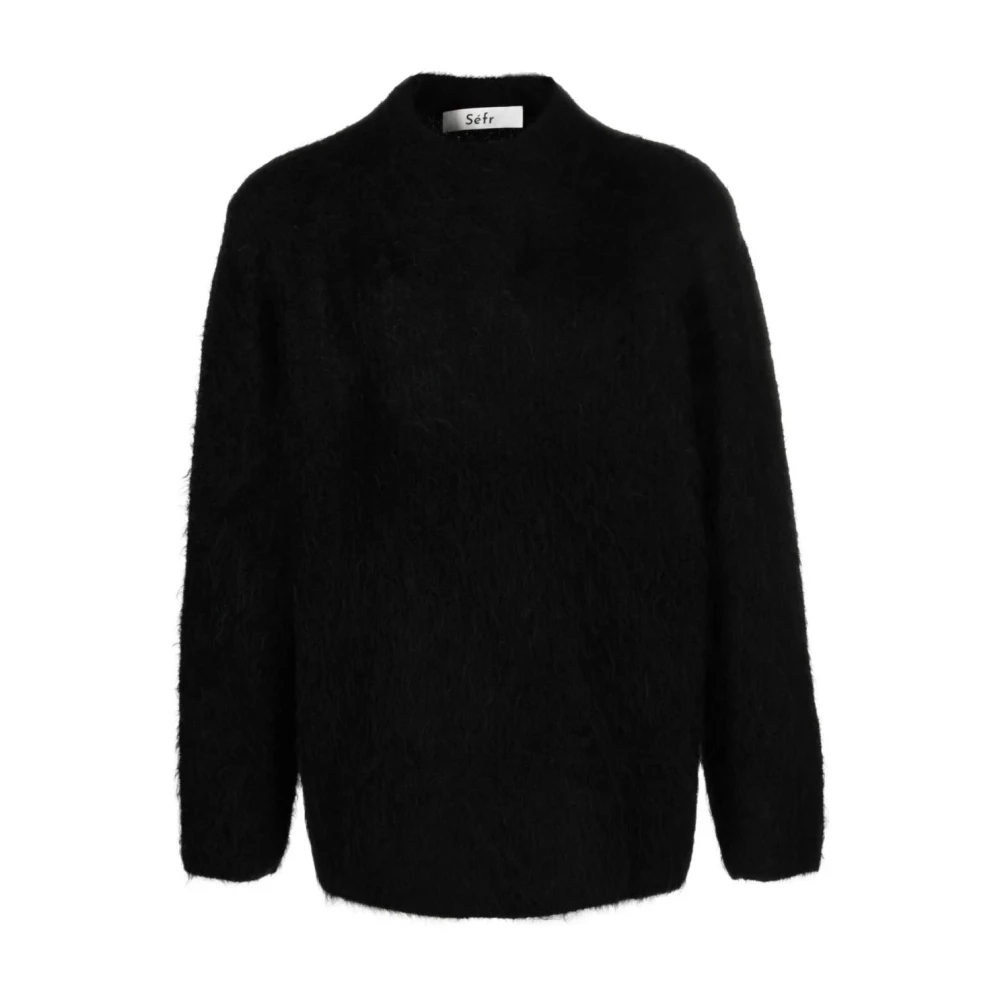 Séfr Round-neck Knitwear Black Heren