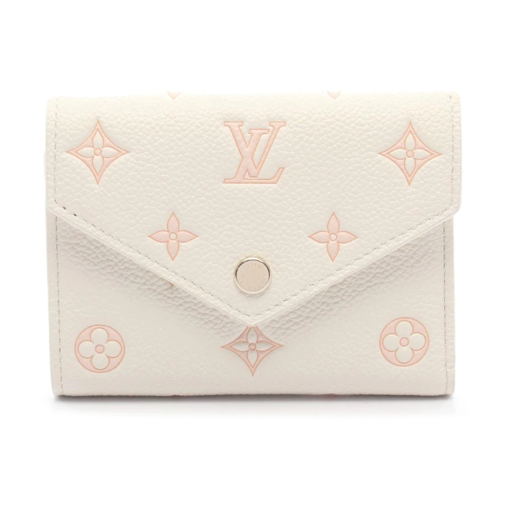 Louis Vuitton Vintage Women's White Pre-Owned Monogram Empreinte Small Wallet