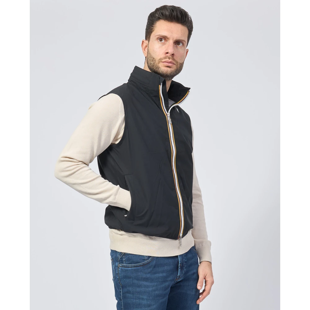 K-way Zwarte Valen Jas Black Heren