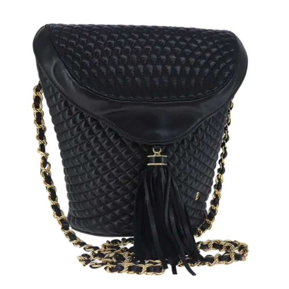 Bally Pre-owned Leather shoulder-bags Black Dames
