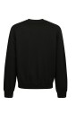 sweat-shirt-noir-avec-applique-col-rond