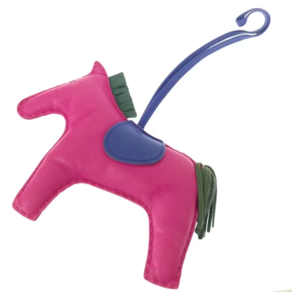 Hermès Vintage Pre-owned Fabric key-holders Pink Dames