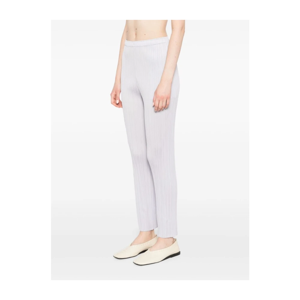 Issey Miyake Stijlvolle Broeken voor Mannen en Vrouwen Gray Dames