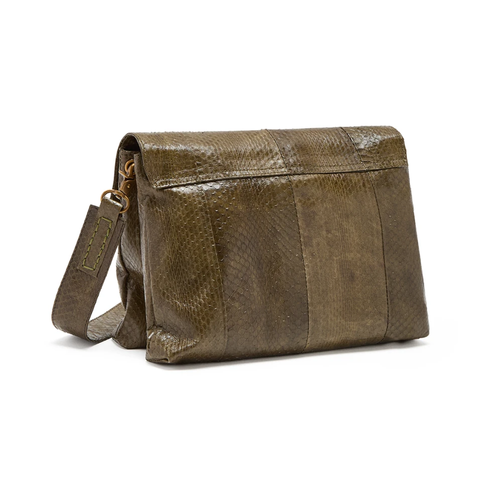 Maliparmi Medium Exotische & Shades Crossbody TAS Green Dames