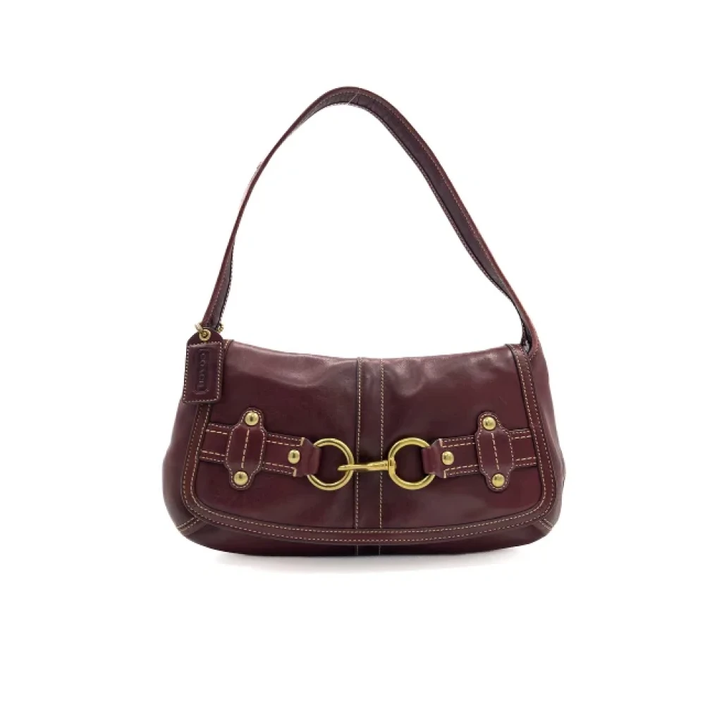 Coach Pre-owned Leather shoulder-bags Rood Dames