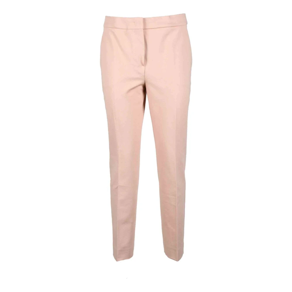 Max Mara Elegante Viscose Blend Broek Pink Dames