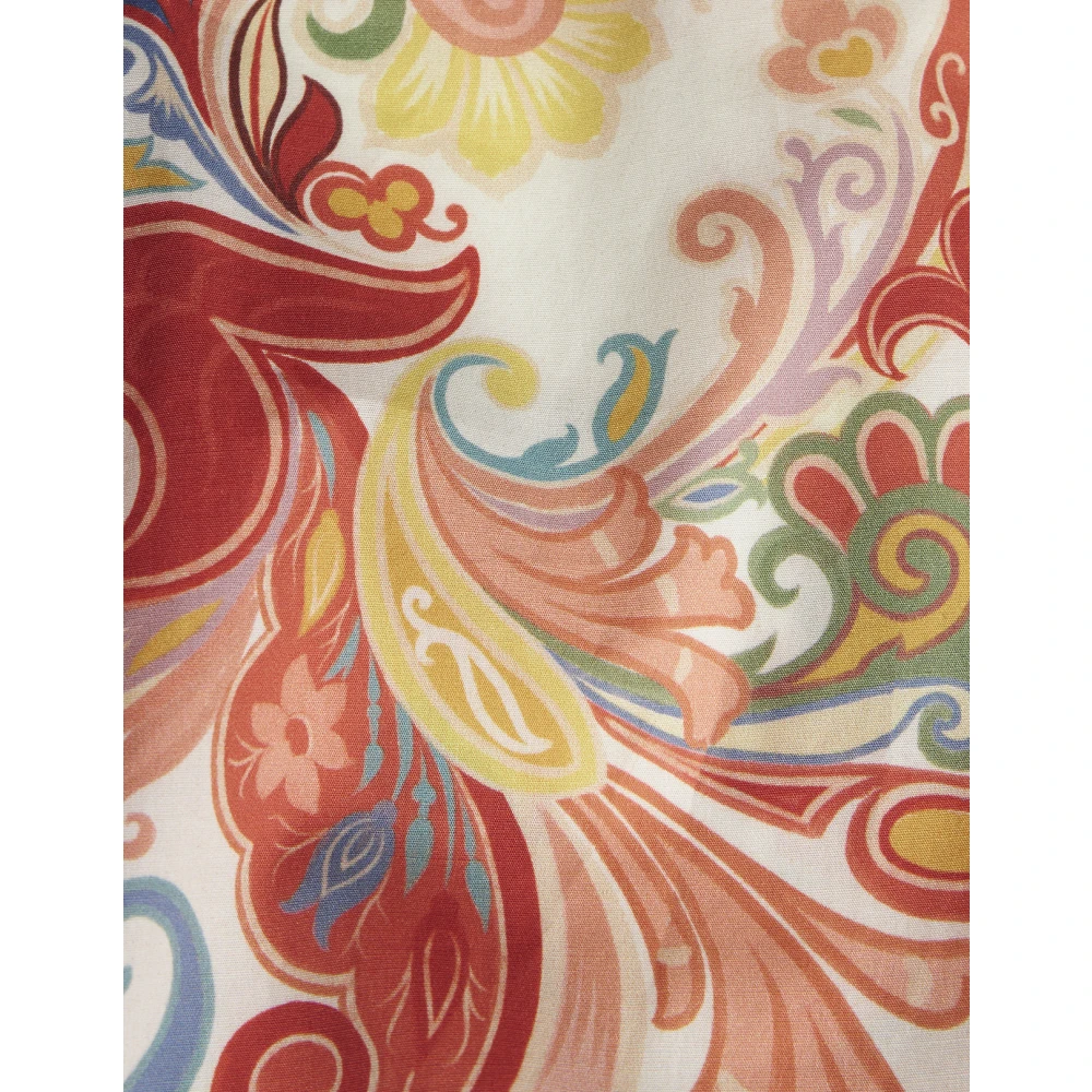 ETRO Bloemen Paisley Print Overhemd Multicolor Dames