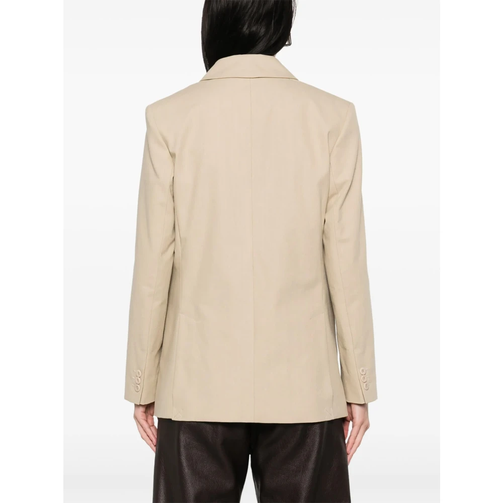 A.p.c. Dubbel Breasted Lucy Blazer Beige Dames