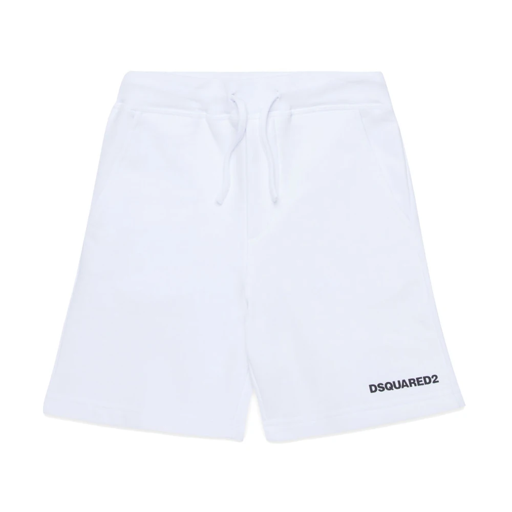 Dsquared2 Boys White Short Shorts - Shorts - 14 Y - Kids