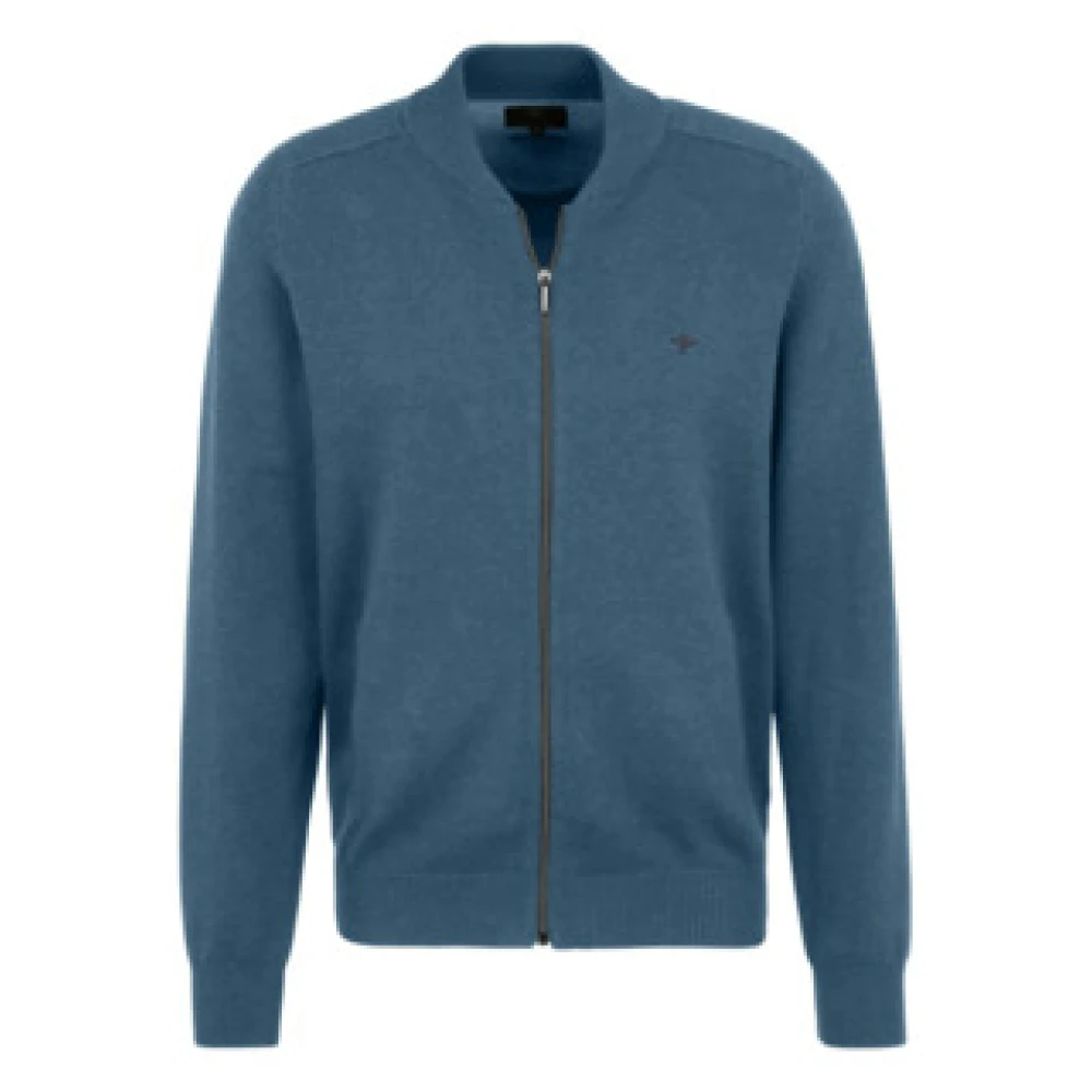 FYNCH-HATTON Cardigan met rits Blue Heren