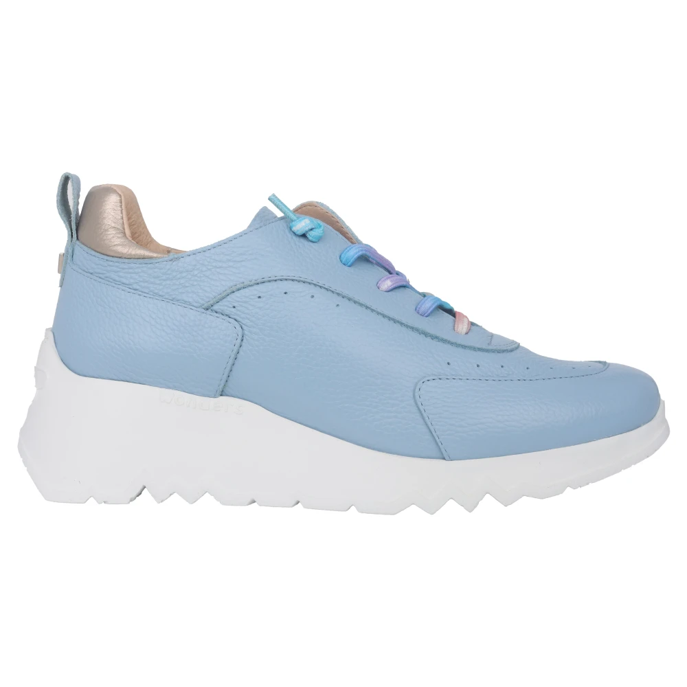 Wonders Blauwe Damessneaker Zomercollectie Dames Schoenen