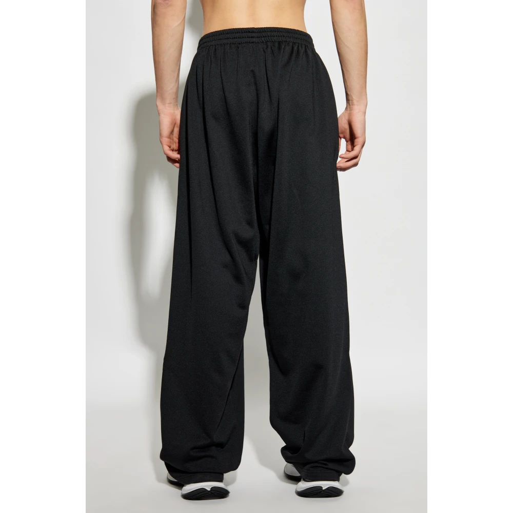Balenciaga Broek met Logo Black Heren