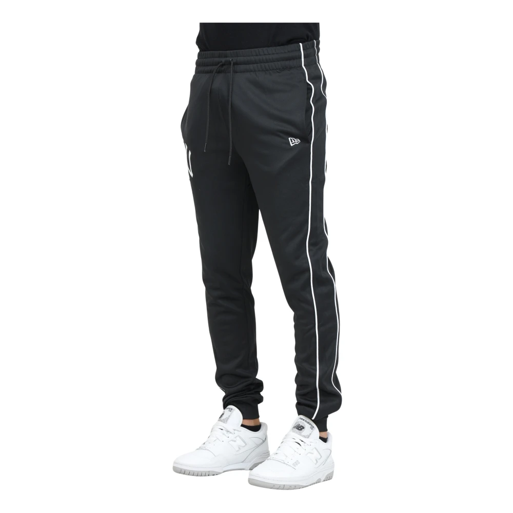 New era Sportieve Zwarte Broek MLB Stijl Black Heren