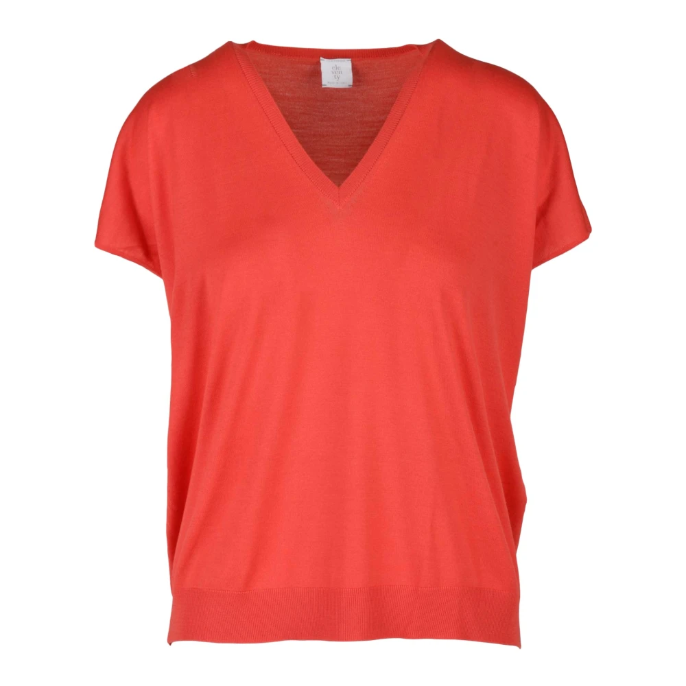 Knitwear > V-neck Knitwear - - Eleventy - Modalova